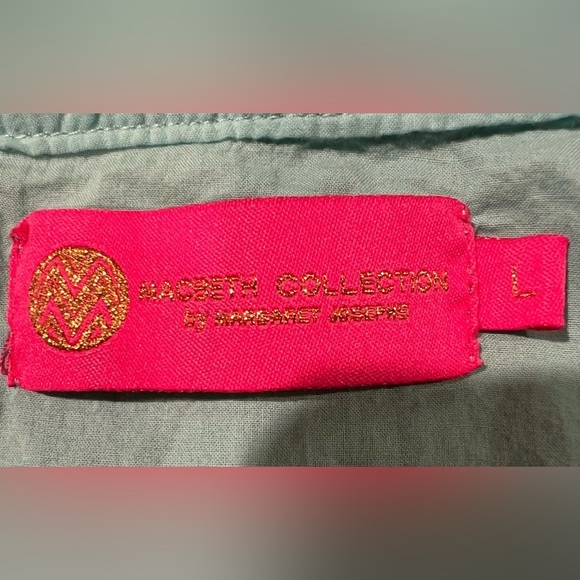 MacBeth collection turquoise tunic top Size Large - Picture 5 of 7